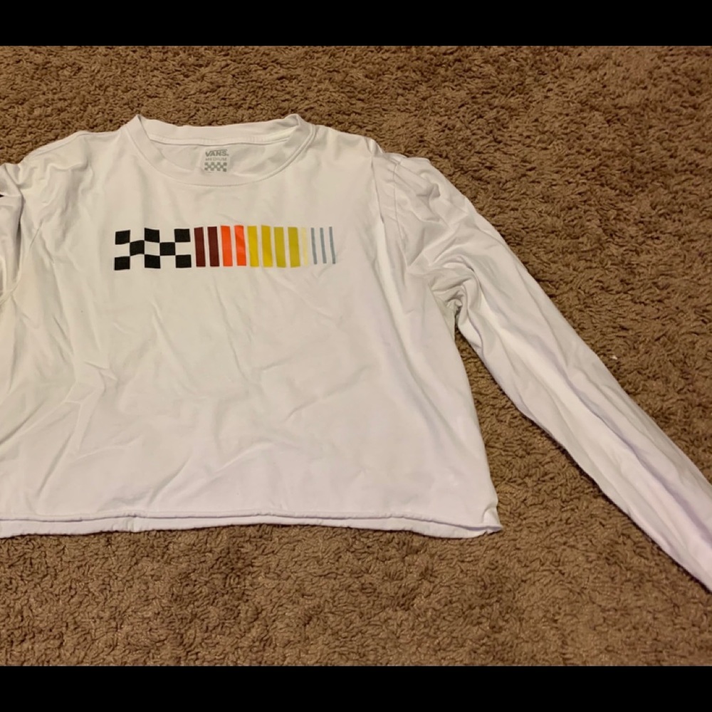 Vans Long sleeve crop-top shirt